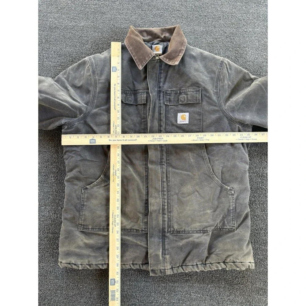 Carhartt Men's Vintage Detroit‎ Jacket size XL Thrashed